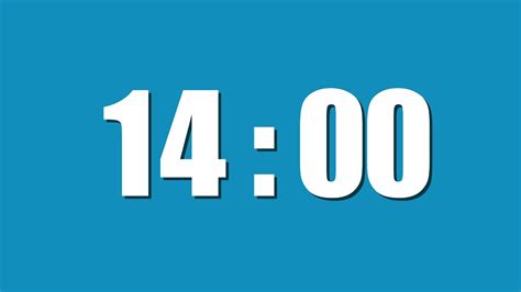 14 minute timer|1 hour 14 minute timer.